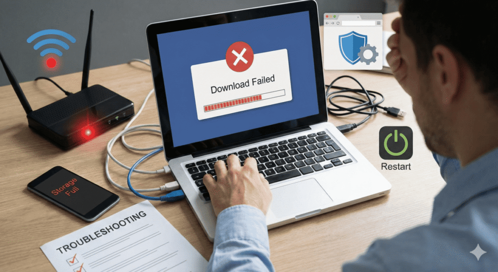 ダウンロードできない！困った時のチェックリスト