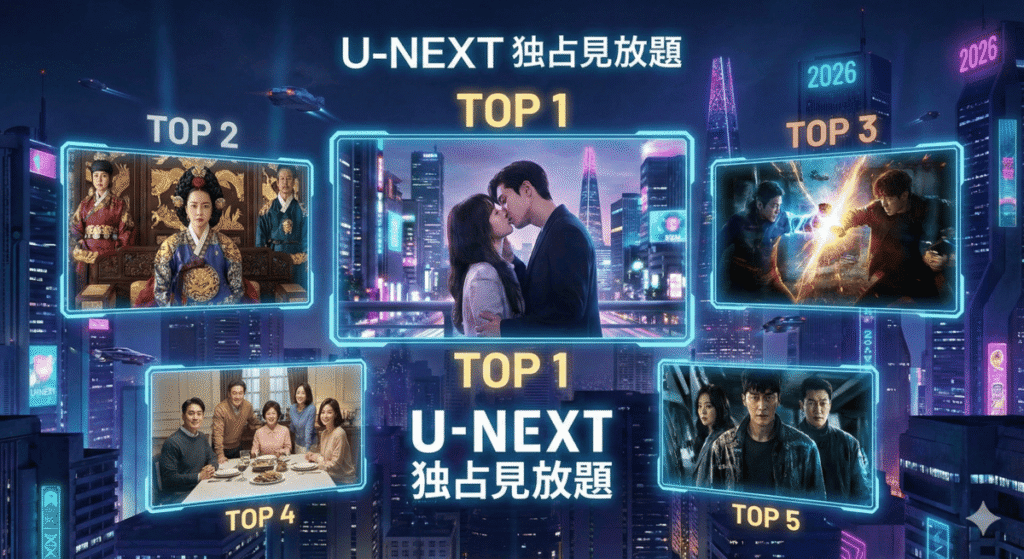 【2026年最新】U-NEXT独占見放題！絶対ハマる人気ランキングTOP5