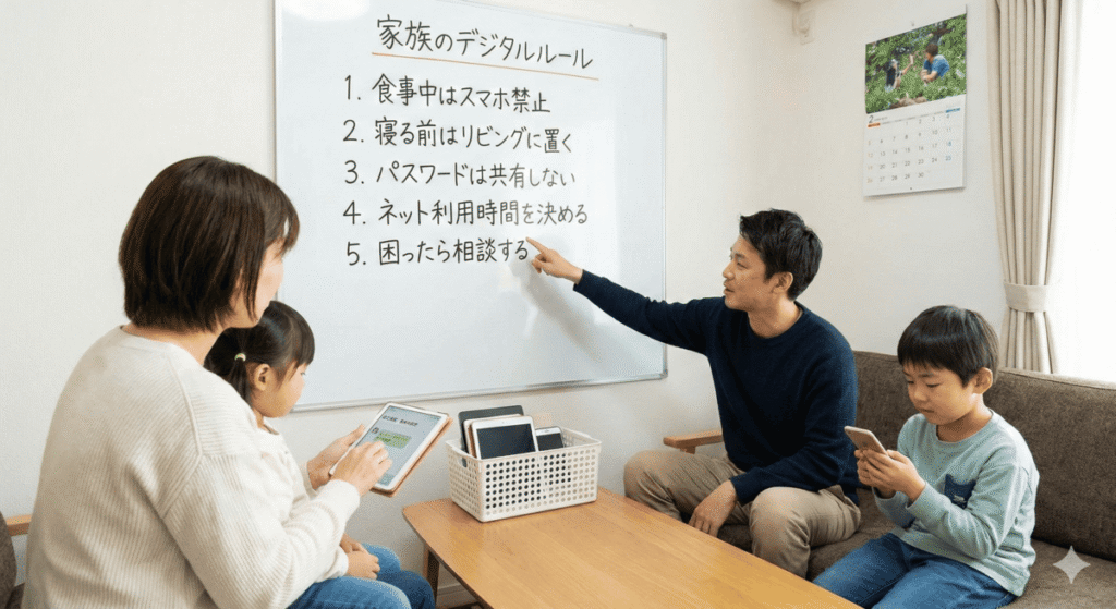 【実践編】家族で使うときに絶対に守るべきルールと注意点
