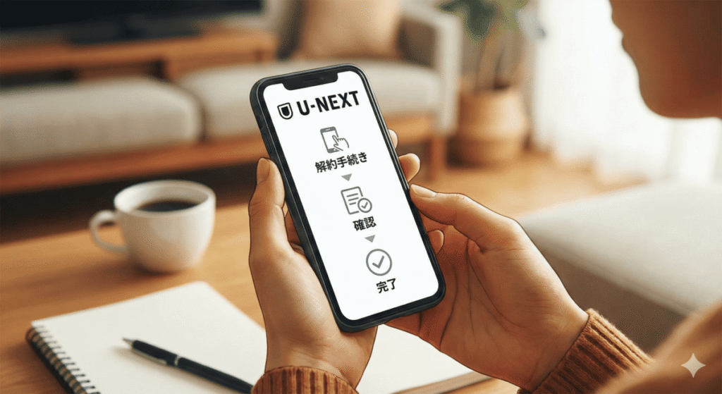 【解約方法】U-NEXTの解約手順