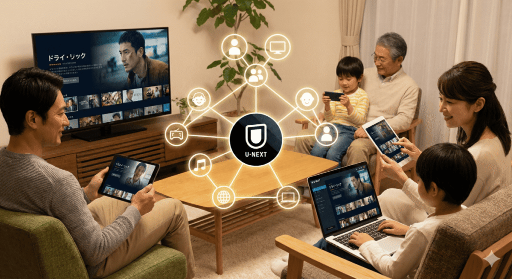 U-NEXTファミリーアカウントとは？