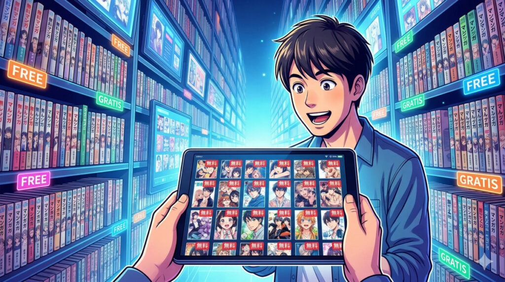 無料で読める漫画はどのくらいある？