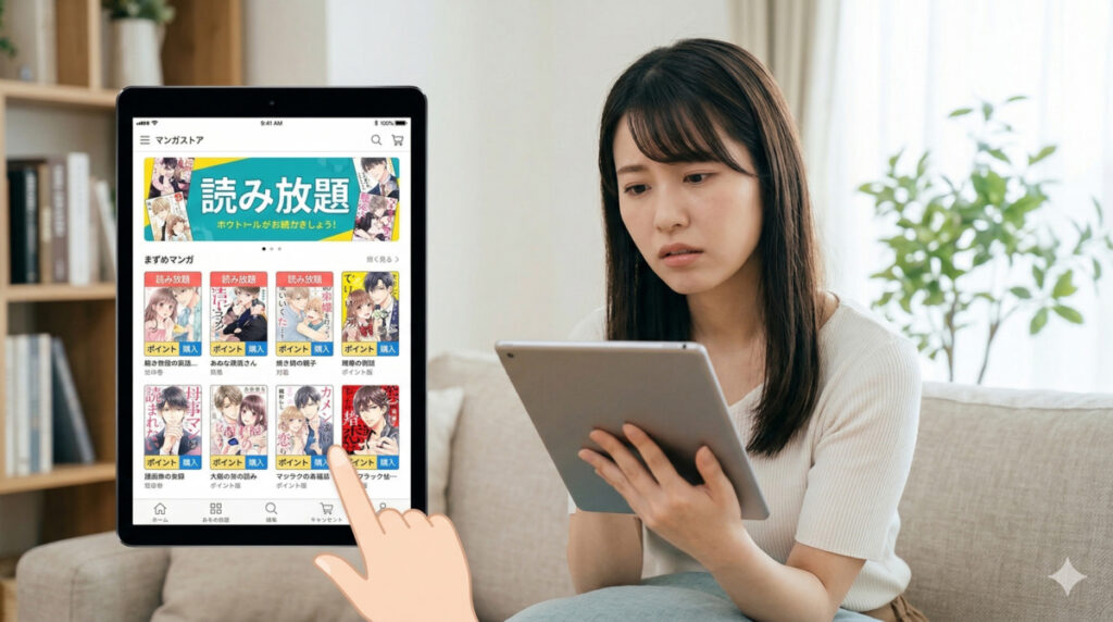 そもそもU-NEXTの漫画は「読み放題」じゃないの？