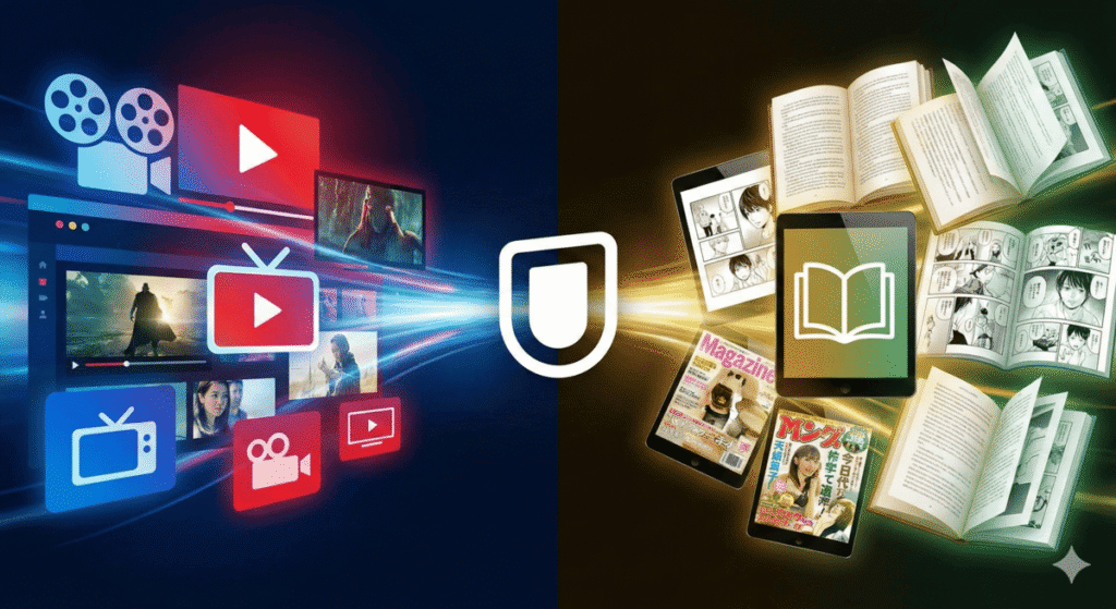 U-NEXTは「動画」だけじゃない！電子書籍アプリとしての実力