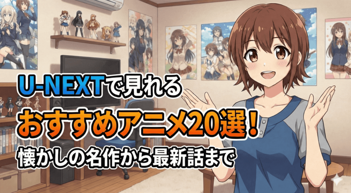 U-NEXTで見れるおすすめアニメ20選！懐かしの名作から最新話まで