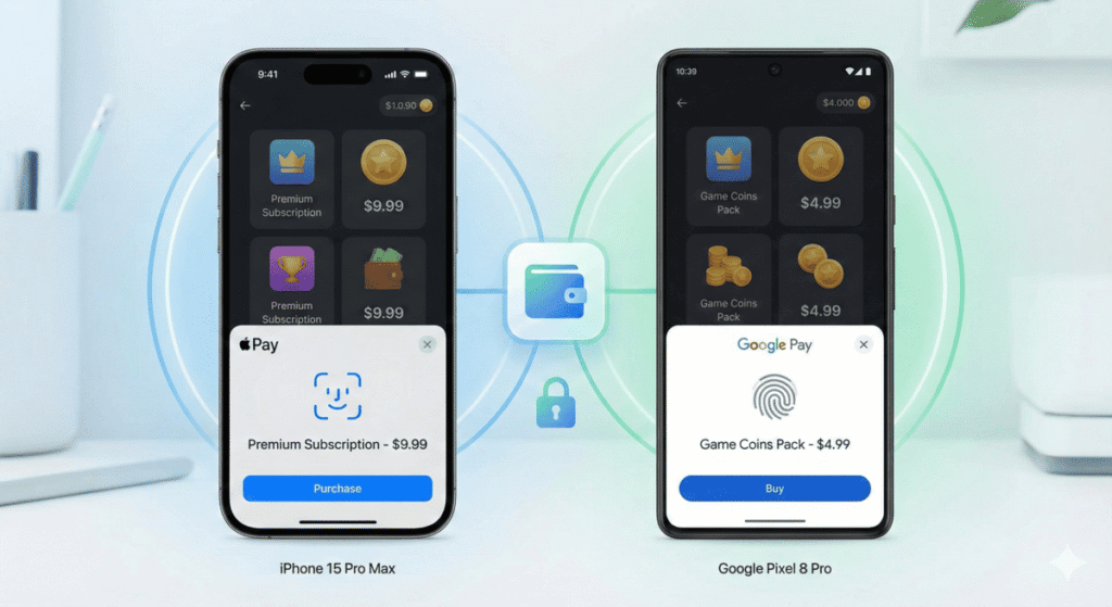 iPhone・Androidアプリから登録する「アプリ内決済」