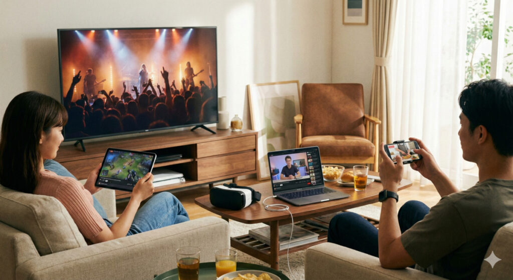 ライブ配信を観るためのおすすめデバイス