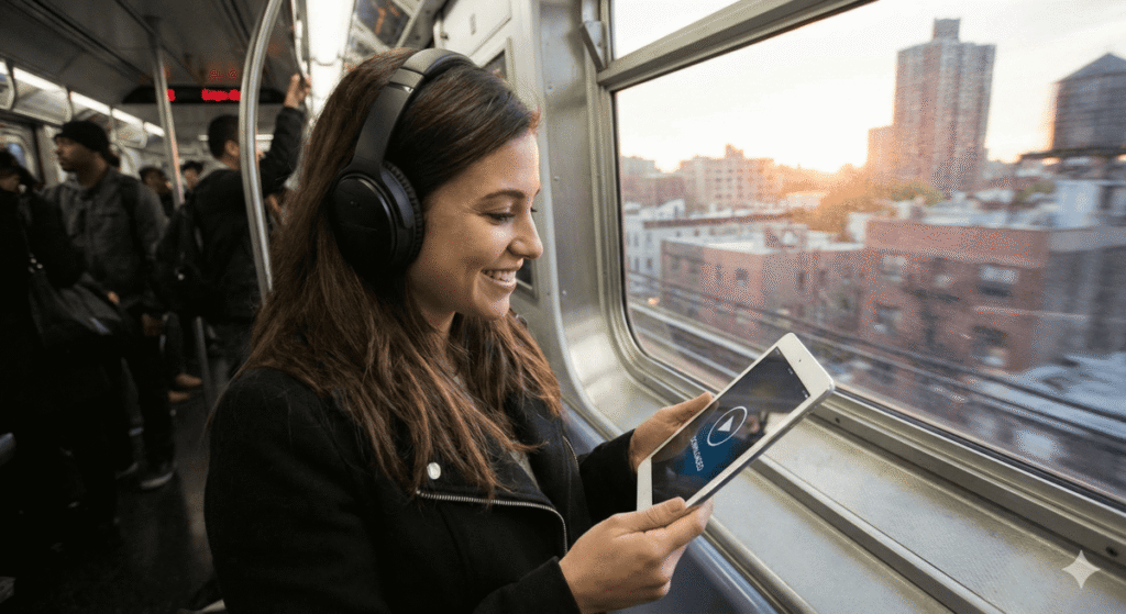 移動中も自分時間に！「ダウンロード機能」で隙間を埋める