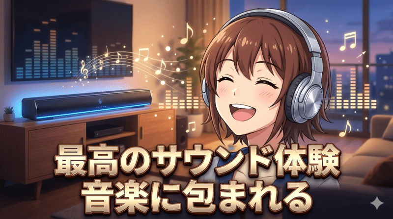 音にこだわるなら外部スピーカー