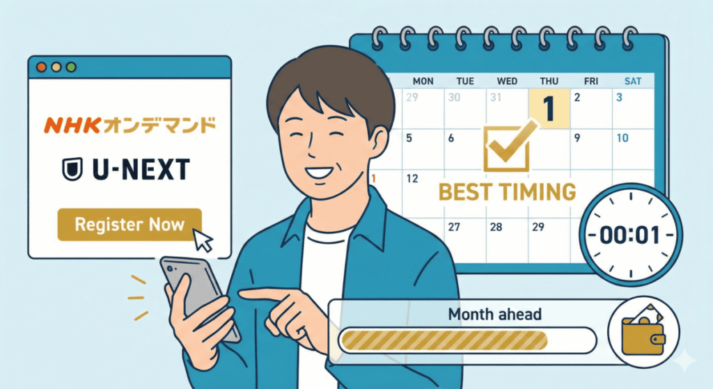 【注意】損をしないための登録タイミング