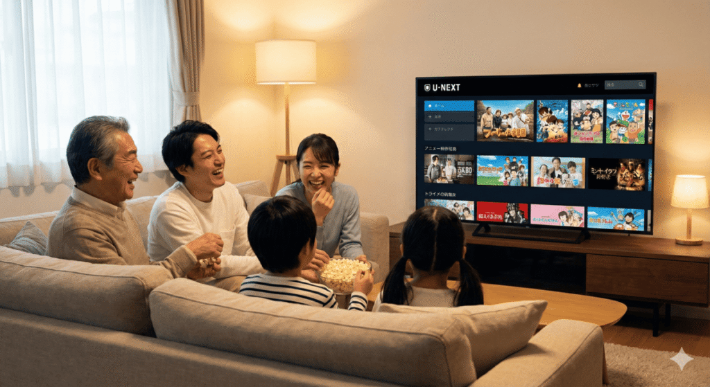 まとめ：U-NEXTは家族の笑顔を守るパートナー