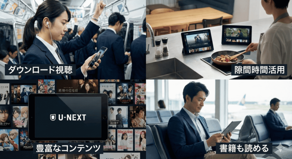 なぜU-NEXTは「忙しい人」に向いているのか？