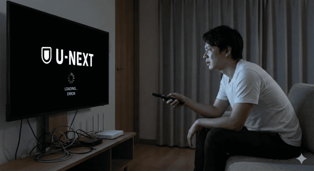 映らない？遅い？U-NEXTをテレビで見る方法のトラブルシューティング