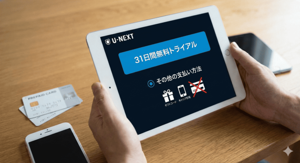 クレカなしで「31日間無料トライアル」を確実に受ける手順