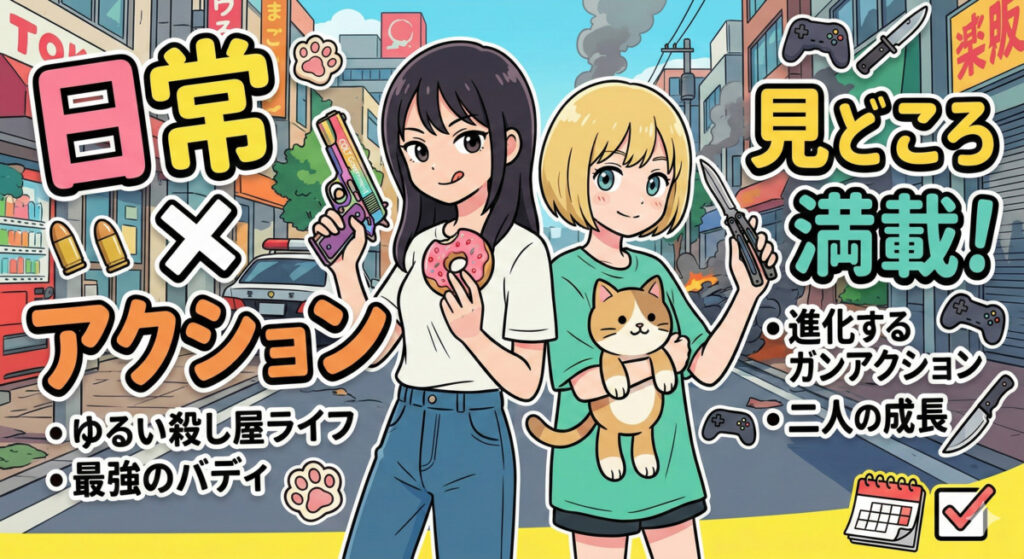 『ベイビーわるきゅーれ ナイスデイズ』配信を見る前にチェック！あらすじと見どころ