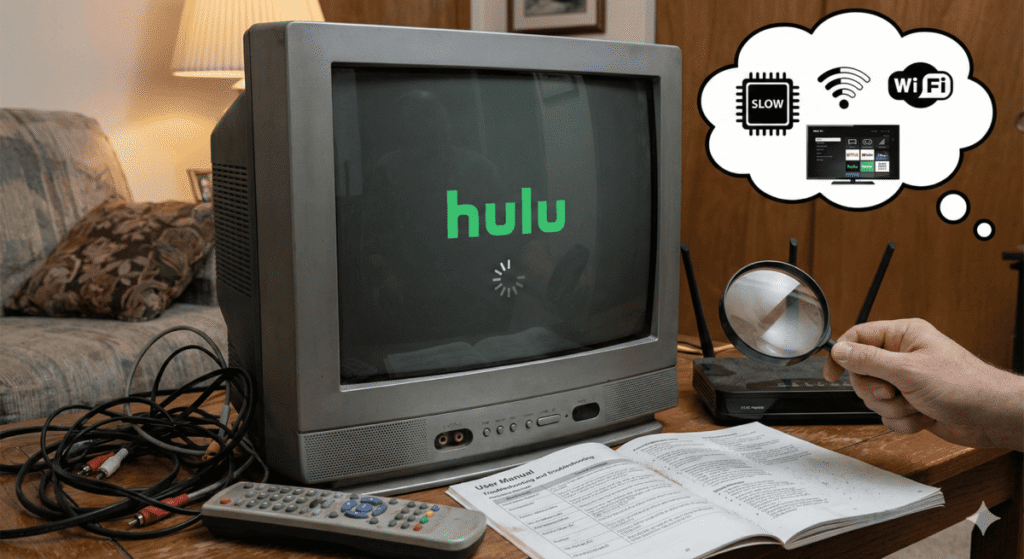 テレビのスペック不足が原因?Huluが止まるときの確認事項