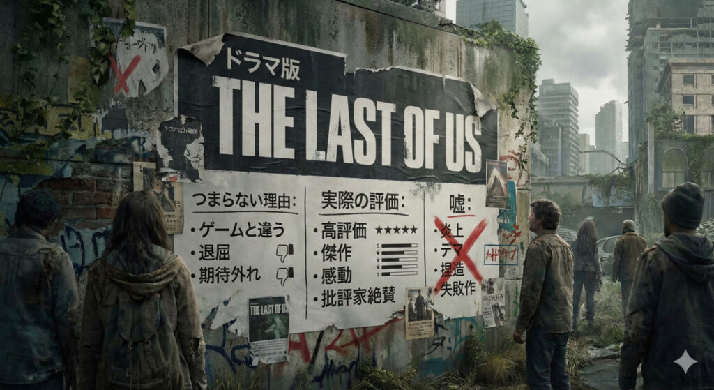 『THE LAST OF US』ドラマ版がつまらないと言われる理由は？実際の評価と嘘
