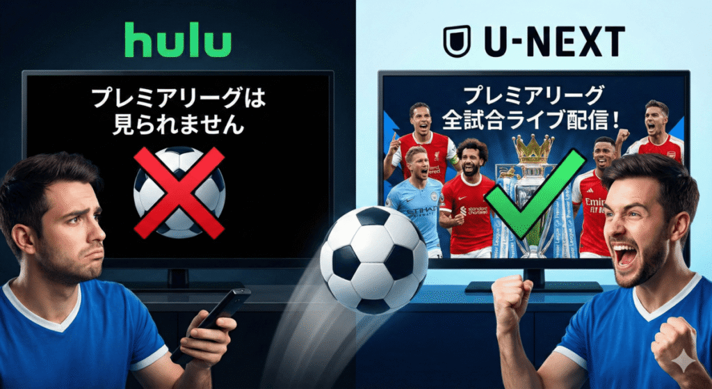 まとめ:Huluでプレミアリーグは見られない!全試合見るならU-NEXTで決まり