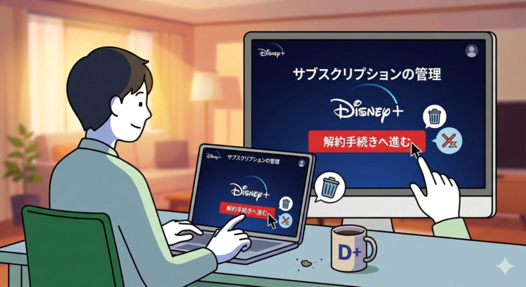 Disney+を解約する