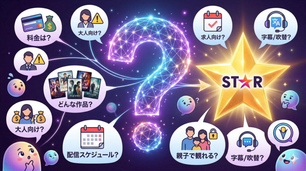 ディズニープラス スター作品に関するよくある質問(Q&A)