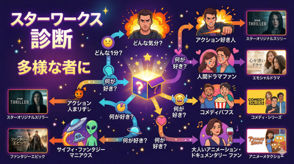 こんな人に合うスター作品はコレ!タイプ別おすすめ診断