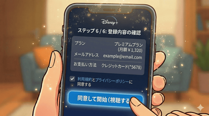 登録を完了する