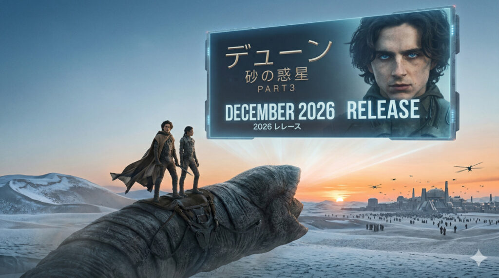 デューン 砂の惑星PART3の最新情報【2026年12月公開】