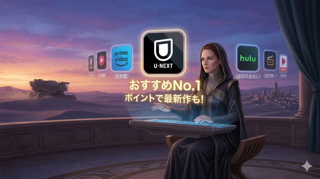 DUNE/デューン 砂の惑星の配信をお得に観るおすすめサービス