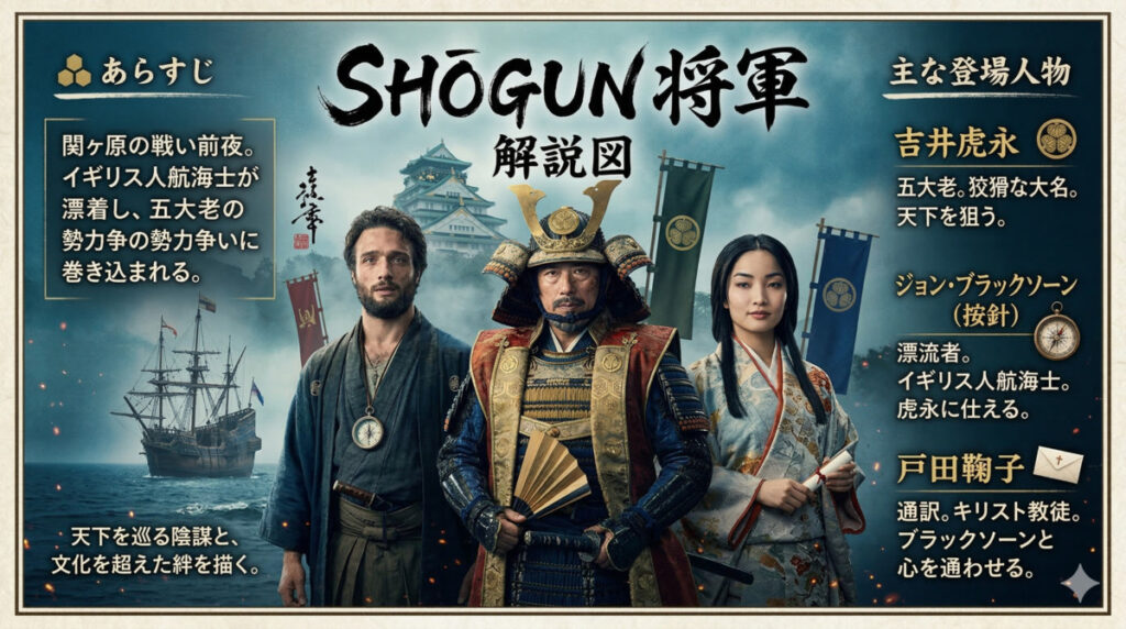 【SHOGUN 将軍】あらすじと登場人物をわかりやすく紹介