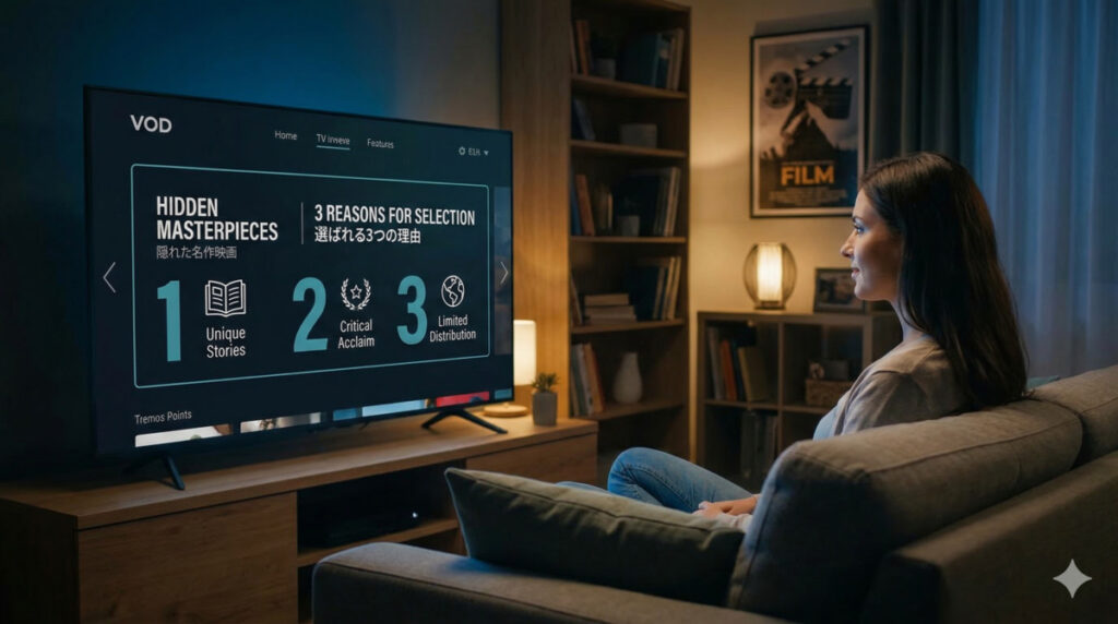 U-NEXTの隠れた名作映画とは?選ばれる3つの理由