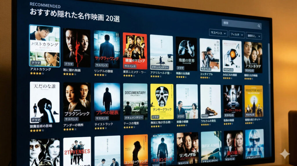 【保存版】U-NEXTで観られるおすすめ隠れた名作映画20選