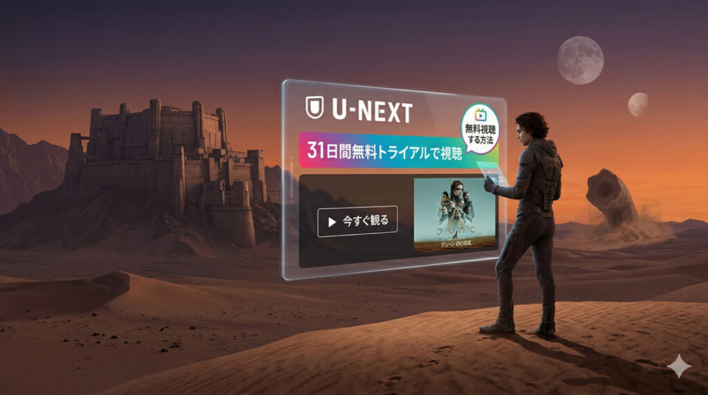DUNE/デューン 砂の惑星を無料で観る方法