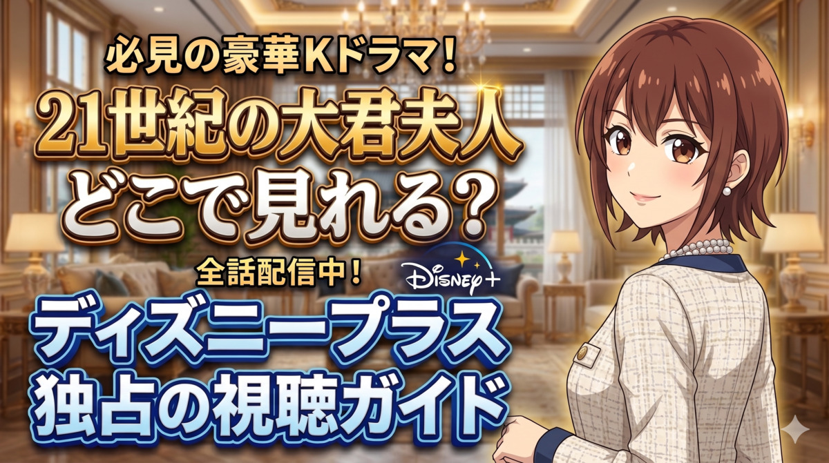 【21世紀の大君夫人】はどこで見れる？ディズニープラス独占の視聴ガイドのアイキャッチ画像