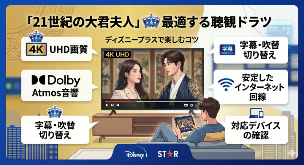 『21世紀の大君夫人』を快適に視聴するコツ