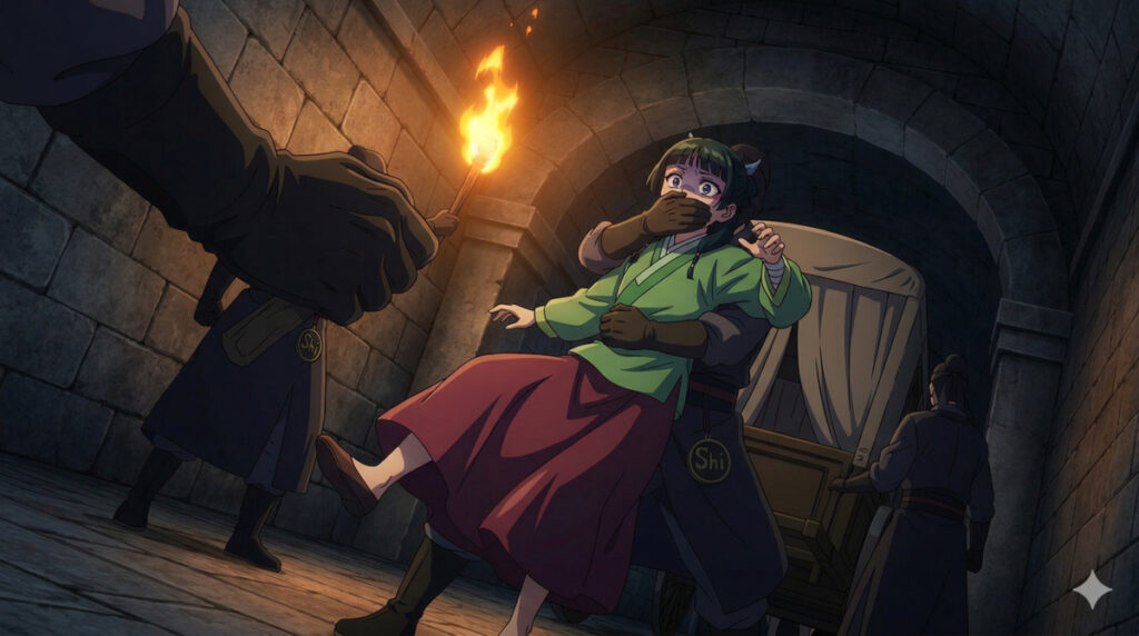 猫猫が拉致される緊迫の展開