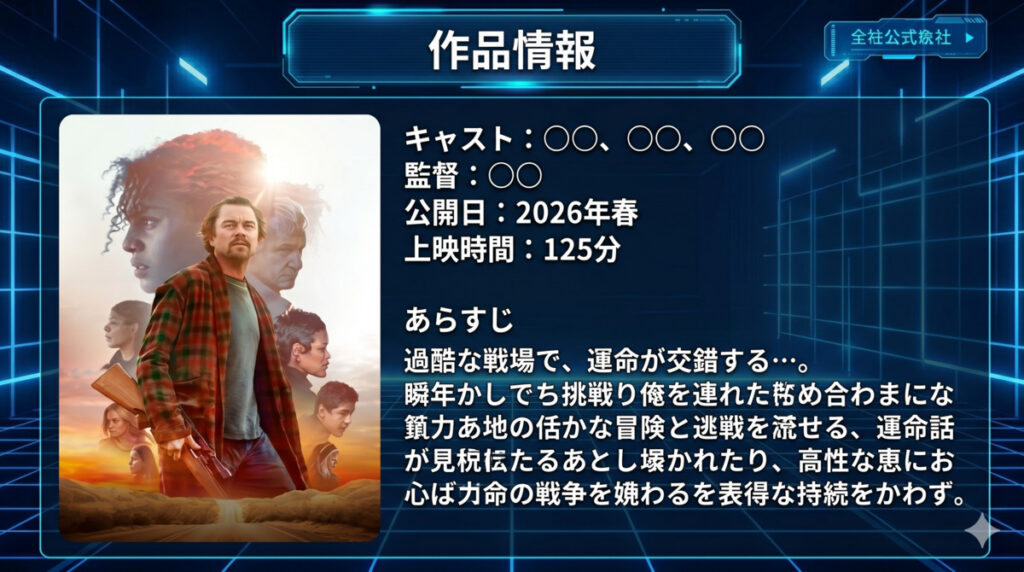 ワン・バトル・アフター・アナザーの作品情報・あらすじ