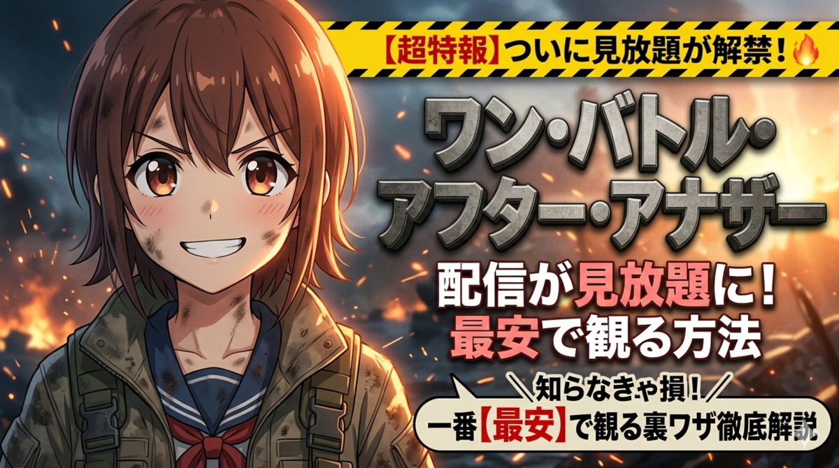 【ワン・バトル・アフター・アナザー】配信が見放題に！最安で観る方法のアイキャッチ