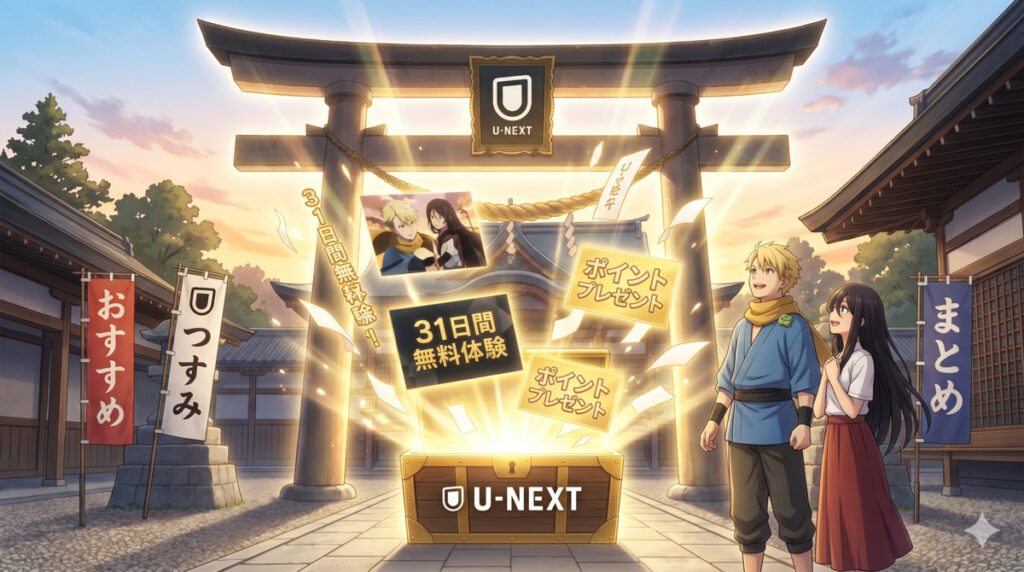 まとめ【黄泉のツガイ】配信を楽しむならU-NEXTがおすすめ