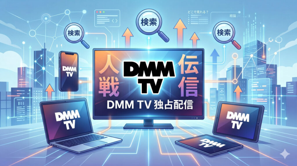 【外道の歌】配信はどこで見れる?【結論:DMM TV独占配信】