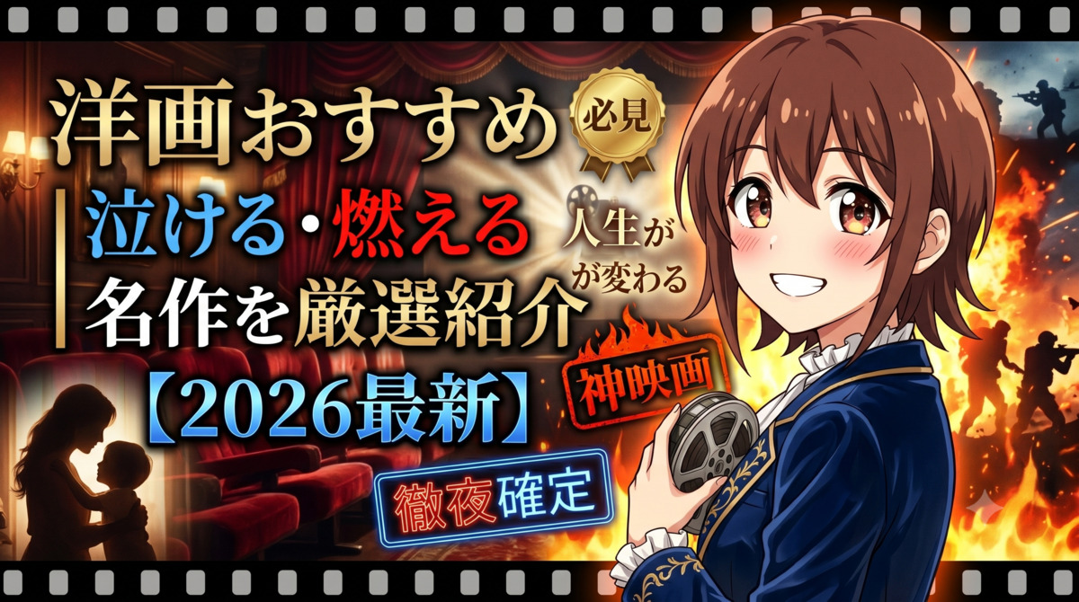 洋画おすすめ｜泣ける・燃える名作を厳選紹介【2026最新】
