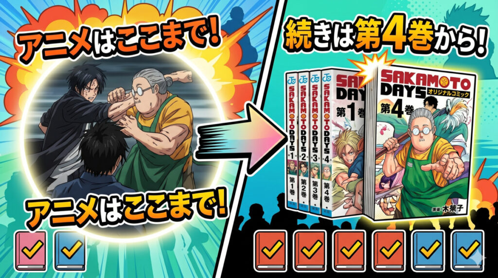 アニメは原作のどこまで?続きは何巻から読むべき?