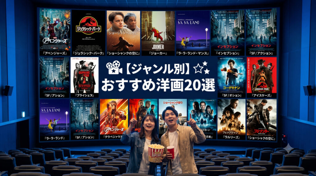 【ジャンル別】おすすめ洋画20選を一挙紹介