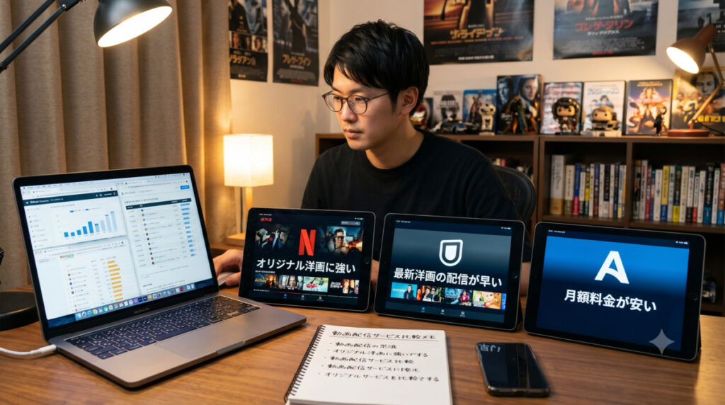 おすすめ洋画が観られる動画配信サービス比較