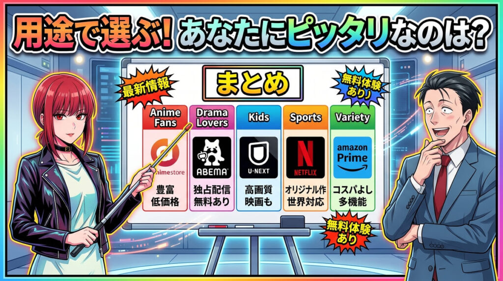 まとめ｜【スーパーの裏でヤニ吸うふたり】の配信は用途で選ぼう